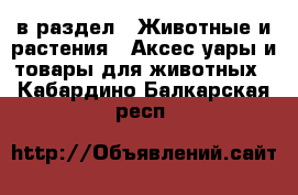  в раздел : Животные и растения » Аксесcуары и товары для животных . Кабардино-Балкарская респ.